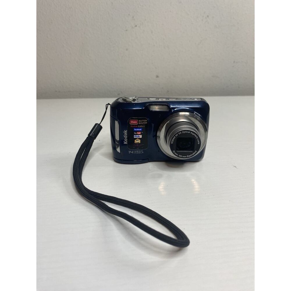 Kodak EasyShare C195 14.0MP Digital Camera Blue Tested Working